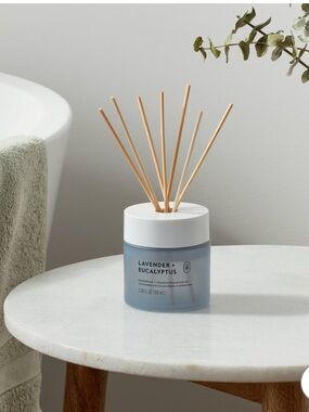 Glass Reed Diffuser Lavender and Eucalyptus 3.38 fl oz -Threshold target